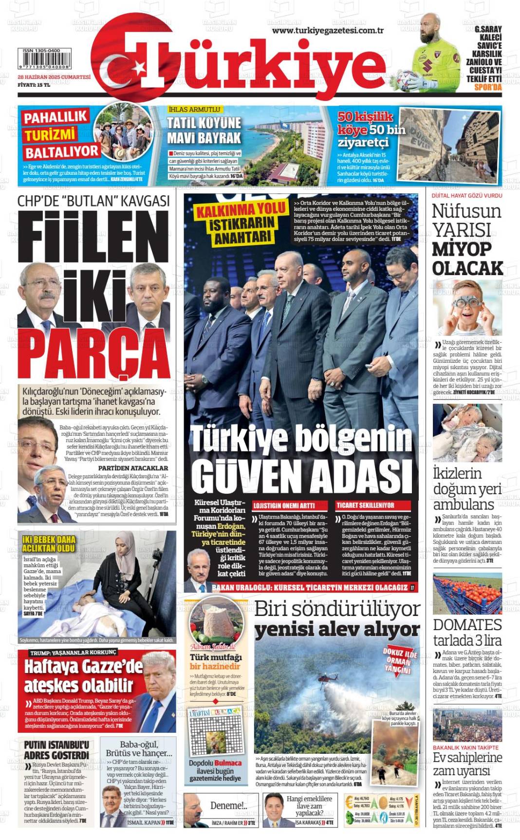 Gazeteler bugün ne yazdı? İşte manşetlerle Türkiye gündemi... 16